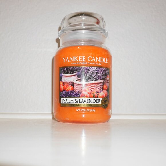 Yankee Candle lot (3) Peach & Lavender, Clean Cotton & Jasmine Green Tea - Picture 2 of 4